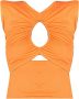 Pinko Elegante Zomer Top Rood Oranje Orange Dames - Thumbnail 1
