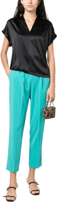 Pinko Elegante Zijden Blouse Zwart Zomer Black Dames