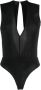 Pinko Zwarte Diepe V-hals Body Black Dames - Thumbnail 3