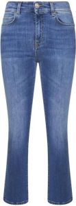 Pinko Boot-gesneden jeans Blauw Dames