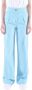 Pinko Womens 1G17Cuy7W3E77 Groene andere materialen broek Blauw Dames - Thumbnail 1
