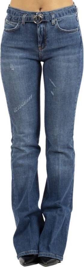 Pinko Broek Blauw Dames