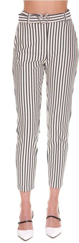 Pinko Broek Blauw Dames