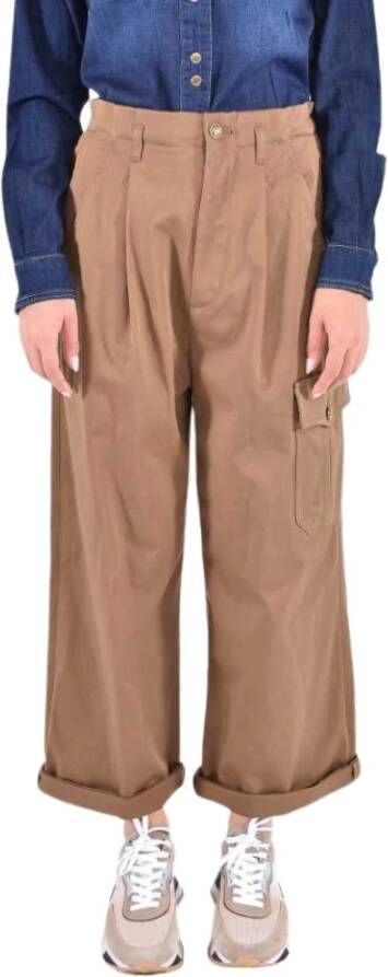 Pinko Page Cargo Trousers Bruin Dames
