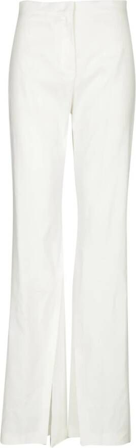 Pinko Elegante Zomer Linnen Broek White Dames