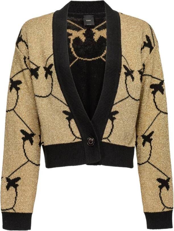 Pinko Cardigan Coralie 1G18Gv_A09L-Hz2 Geel Dames