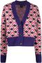 Pinko Korte cardigan van wolmix met bloemendesign Multicolor Dames - Thumbnail 1