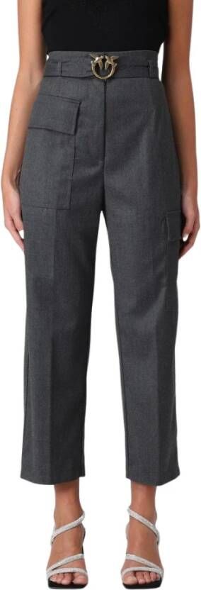 Pinko Perlitle Flanella Pant Grijs Dames