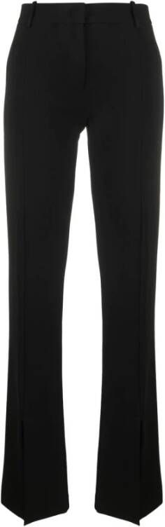 Pinko Leather Trousers Black Dames
