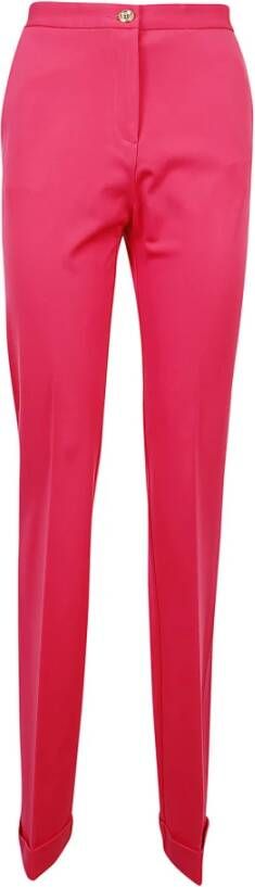 Pinko Slim-fit Trousers Roze Dames