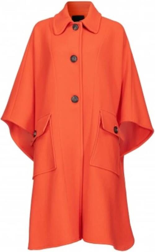 Pinko Coats Oranje Dames