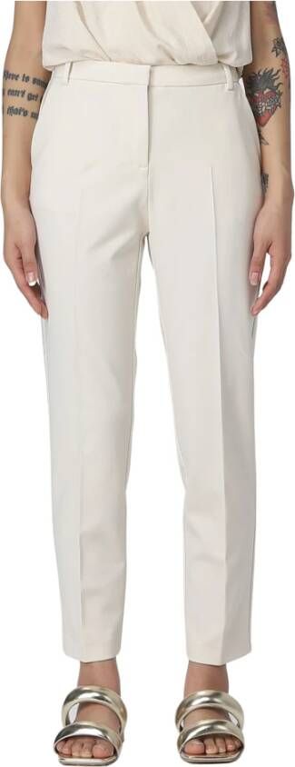 pinko Cropped Trousers Roze Dames