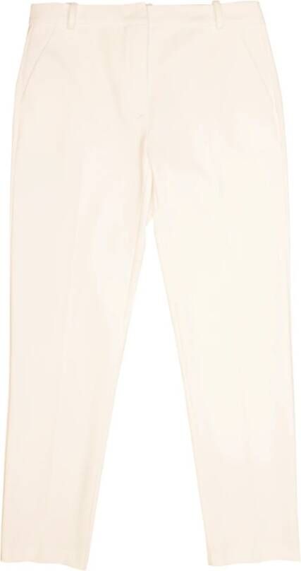 Pinko Cropped Trousers Wit Dames