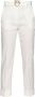 Pinko Stretch Linnen Plaza Broek Beige Dames - Thumbnail 1