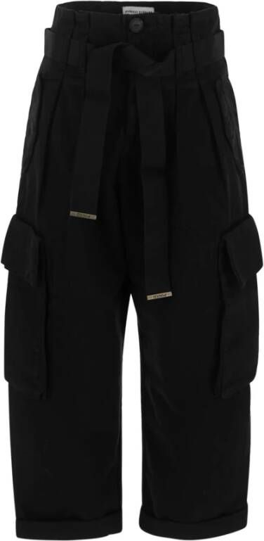 Pinko Cropped Trousers Zwart Dames