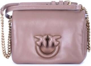 Pinko Cross Body Bags Beige Dames