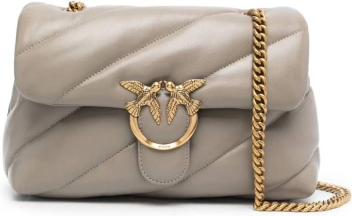 Pinko Crossbody bags Love Puff Classic Cl in taupe