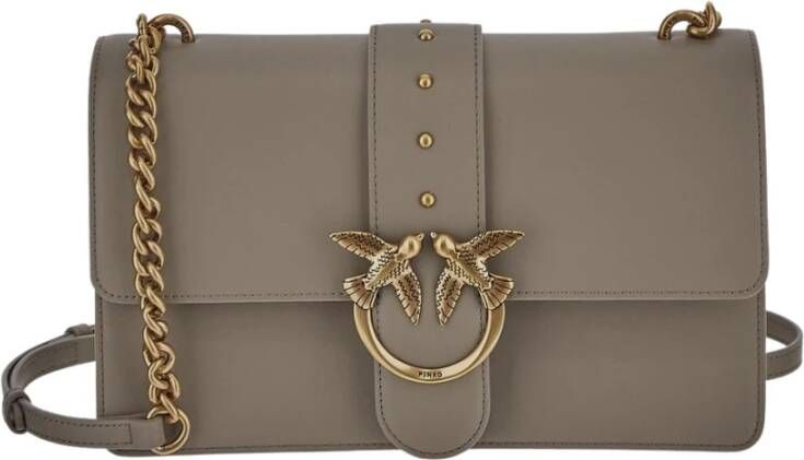 Pinko Cross Body Bags Beige Dames