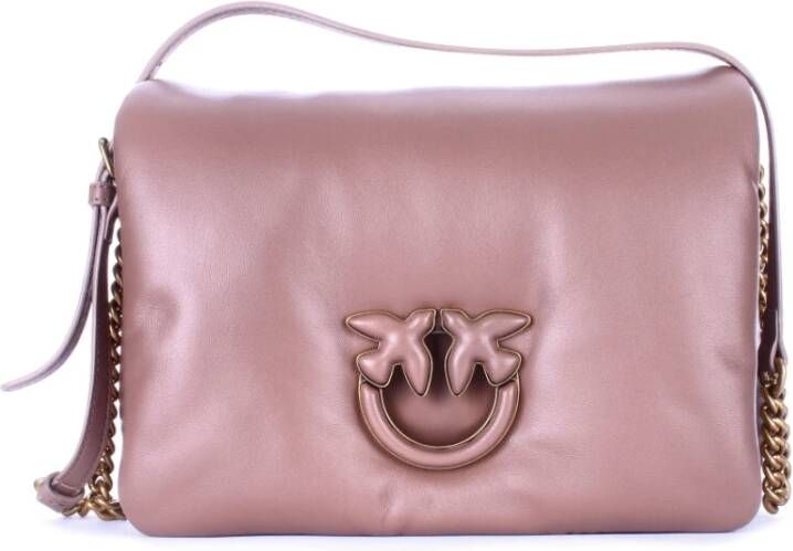pinko Cross Body Bags Beige Dames