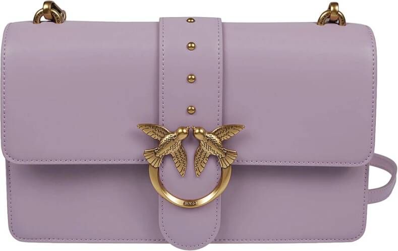 Pinko Cross Body Bags Purple Dames