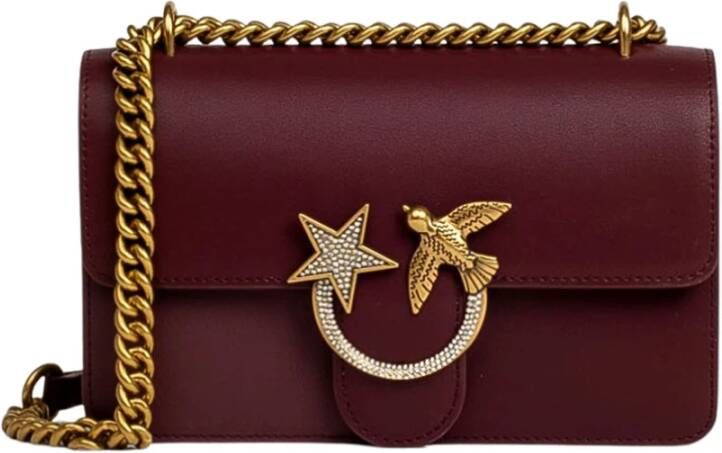 Pinko Cross Body Bags Purple Dames