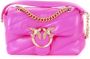 Pinko Love Baby Puff C. Roze Gewatteerde Leren Schoudertas Pink Dames - Thumbnail 4