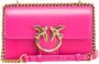 Pinko Crossbody bags Love Rosa Leder Umhängetasche 100074-A0F1-N1 in poeder roze - Thumbnail 1