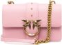 Pinko Bubble Pink Leren Mini Schoudertas met Gouden Logo Pink Dames - Thumbnail 5