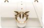 Pinko Logo Crossbody Tas met Love Swallows Stud Beige Dames - Thumbnail 10