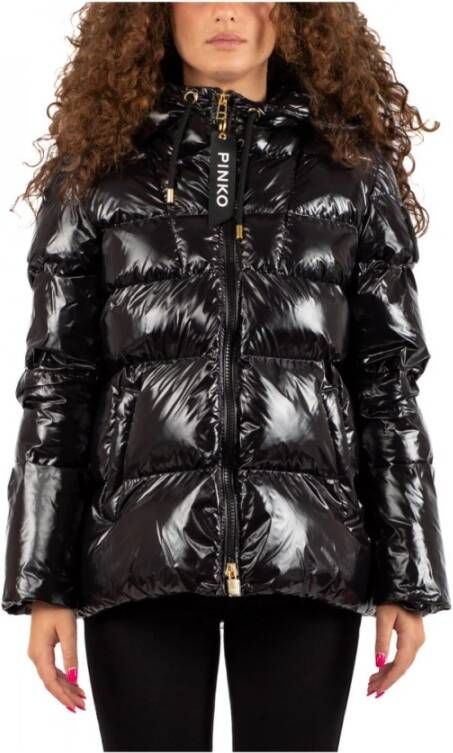 pinko Dames Blouson Jas Zwart Dames