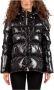 Pinko Gewatteerde Caban Jas van Crystal Nylon C Nero Limousine Black Dames - Thumbnail 3
