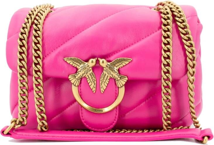 pinko Dames Mini Love Bag Puff Roze Dames