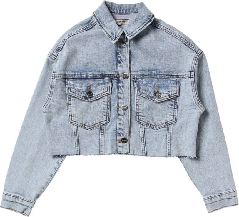 Pinko Denim Jackets Blauw Dames