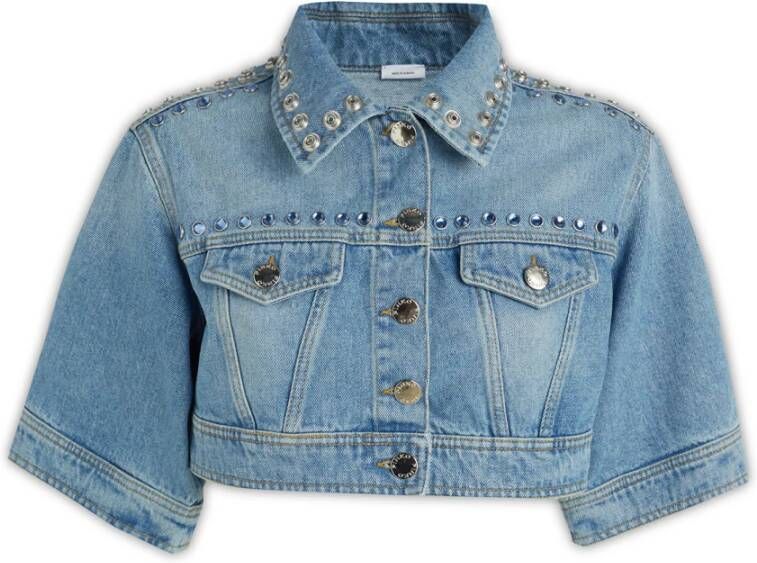 Pinko Denim Jackets Blauw Dames