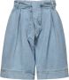 Pinko Short Shorts Blauw Dames - Thumbnail 1