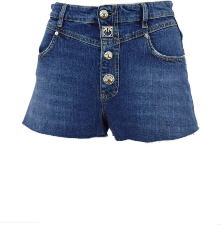 Pinko Denim Shorts Blauw Dames