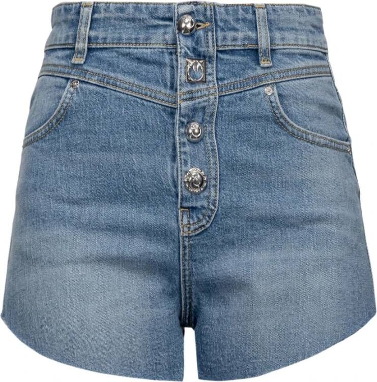 Pinko Denim Shorts Blauw Dames