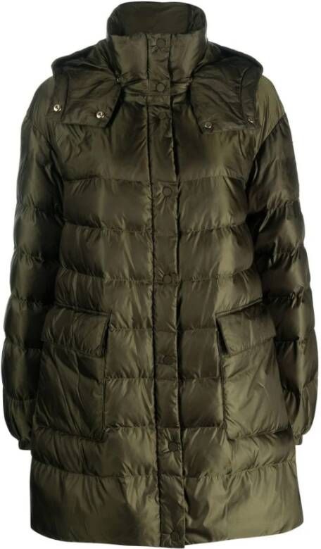 Pinko Down Coats Groen Dames