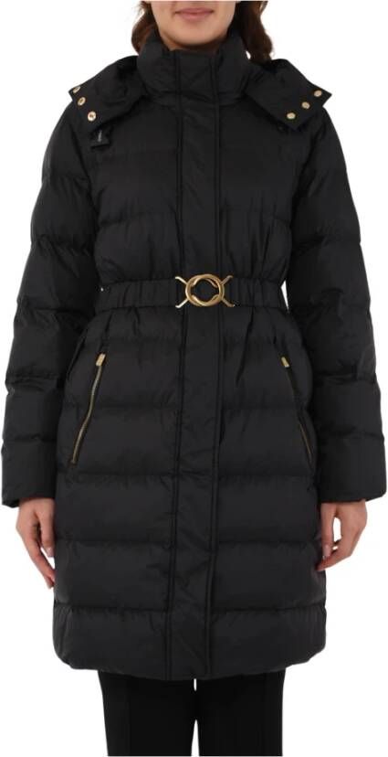 Pinko Down Coats Zwart Dames