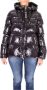 Pinko Gewatteerde Caban Jas van Crystal Nylon C Nero Limousine Black Dames - Thumbnail 1