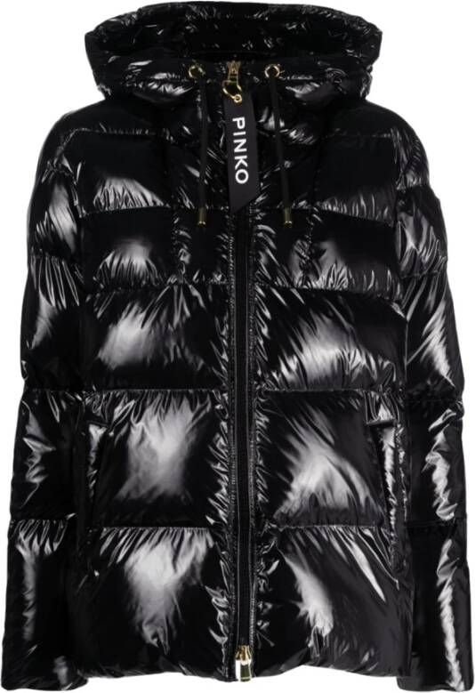 pinko Down Jackets Zwart Dames