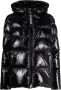 Pinko Gewatteerde Caban Jas van Crystal Nylon C Nero Limousine Black Dames - Thumbnail 5