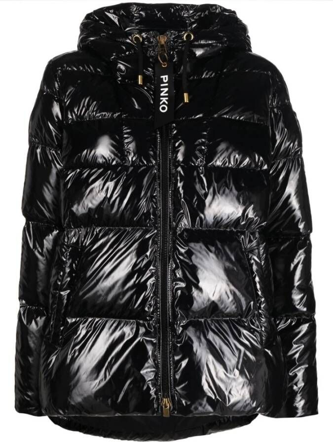 Pinko Down Jackets Zwart Dames
