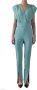 Pinko Trevelin Tuta Crepe Tecnico Stretch + Georgette Stretch Blauw Dames - Thumbnail 10