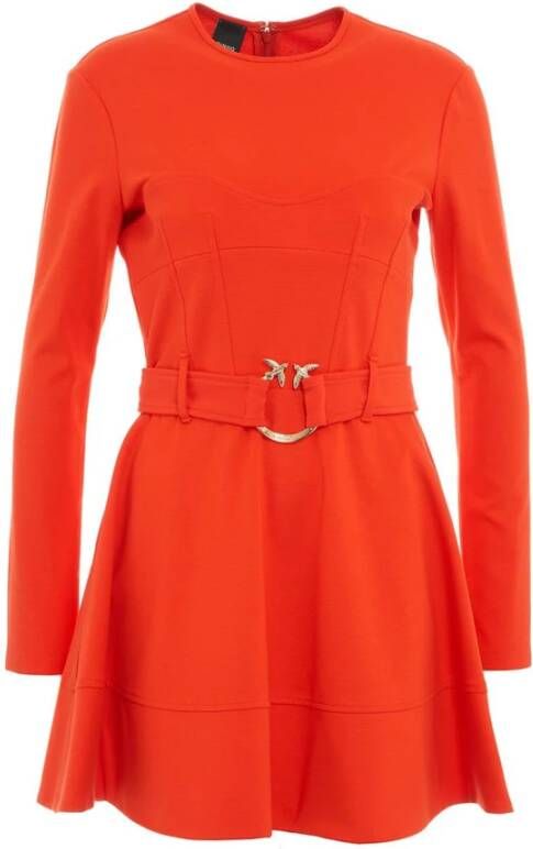 Pinko Dresses Oranje Dames