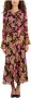 Pinko Bloemenpatroon lange jurk Viscose Multicolor Dames - Thumbnail 1