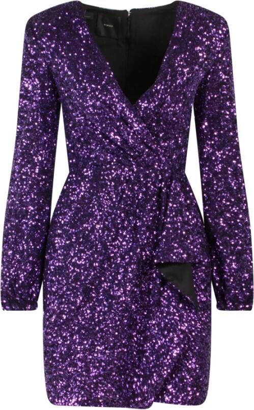 Pinko Dresses Paars Dames
