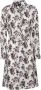 Pinko Bloemen Knielengte Overhemdjurk Multicolor Dames - Thumbnail 3