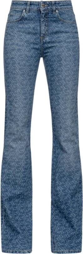 Pinko Flared Jeans Blauw Dames