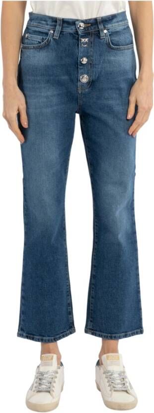 Pinko Straight Jeans Blauw Dames